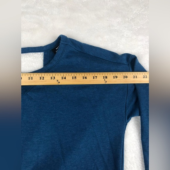 Nike Dri-Fit Sweater Long Sleeve Open Back Knit Casual Yoga Size Small - Picture 7 of 11